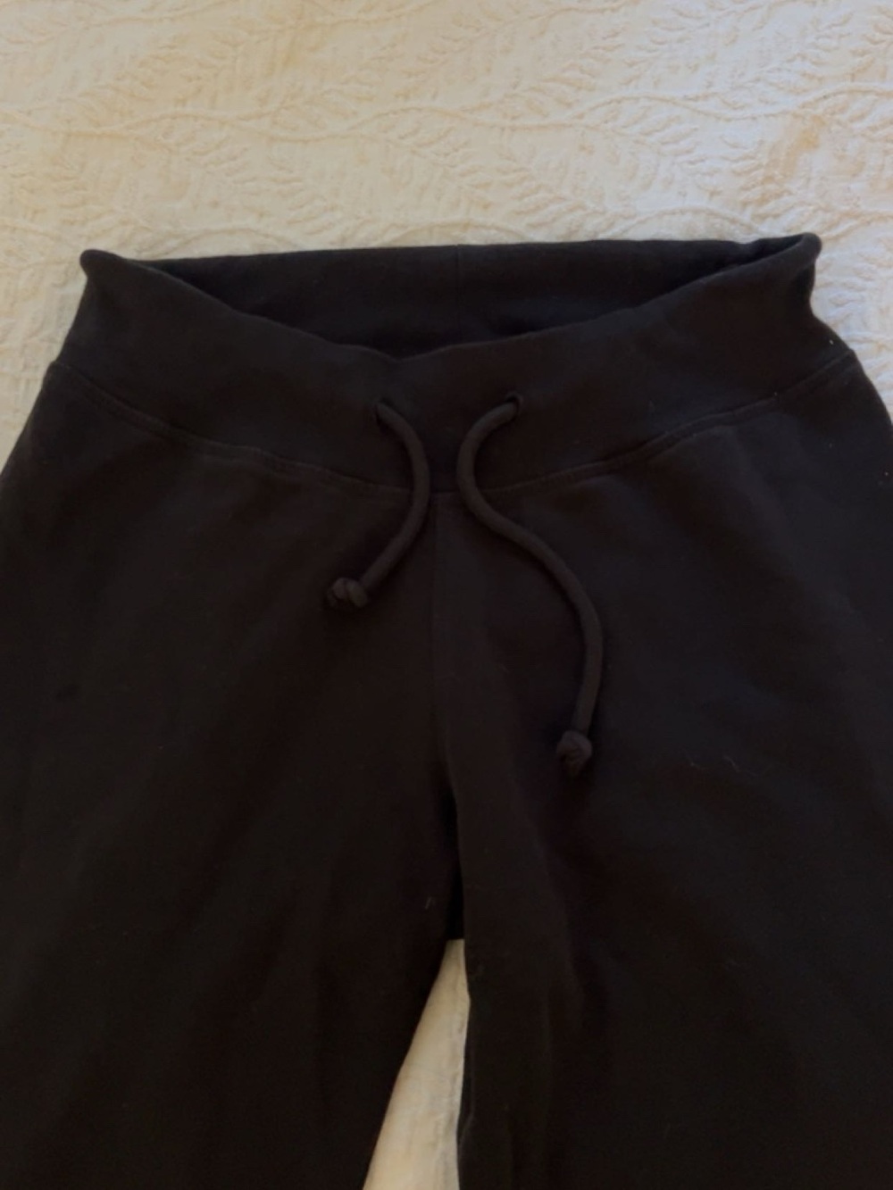 Boathouse black wide legged sweatpants